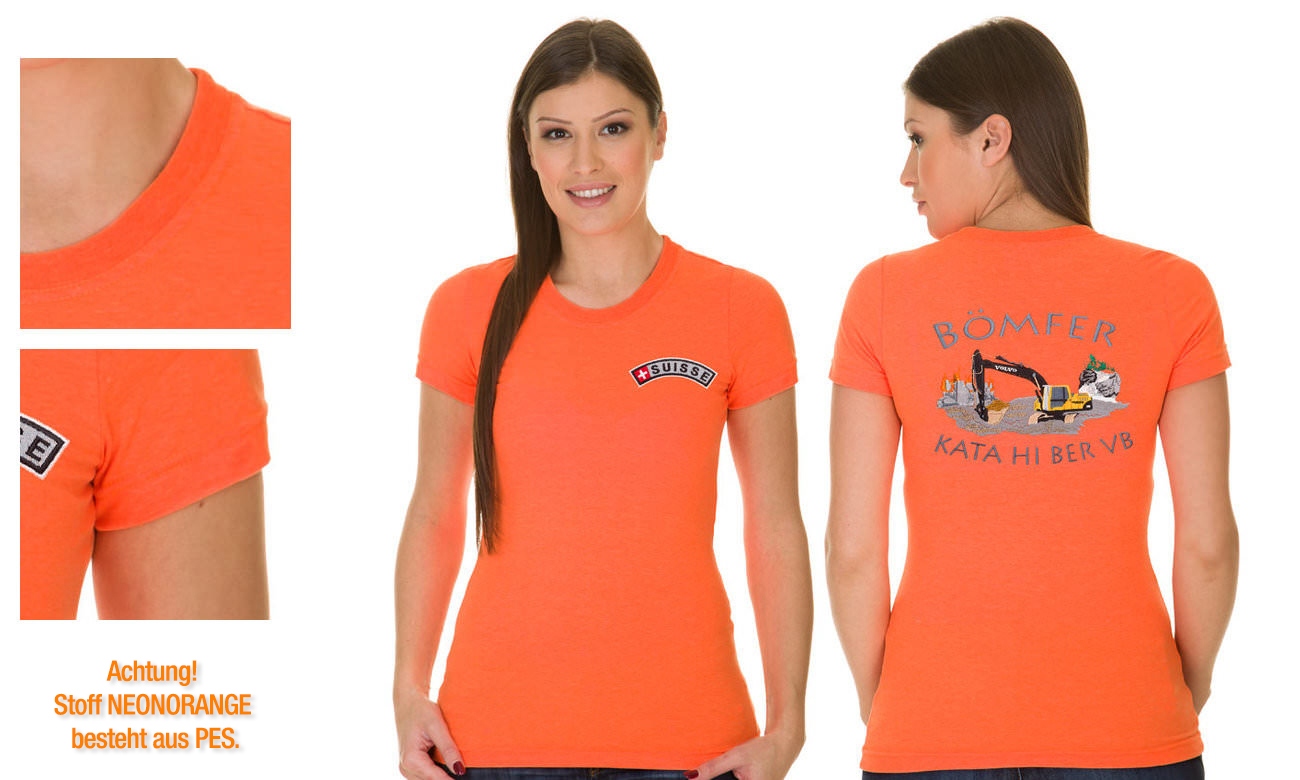 T-Shirts Standard ST-100 Neon Orange Damen